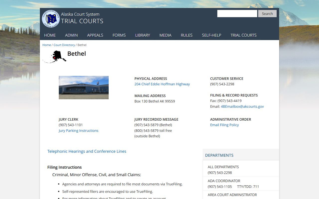 Bethel Court - Nearest to Kusilvak Census Area Divorce Records
